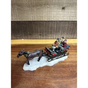 St Nicholas Square Village Collection Accessory Sleigh Ride In Box